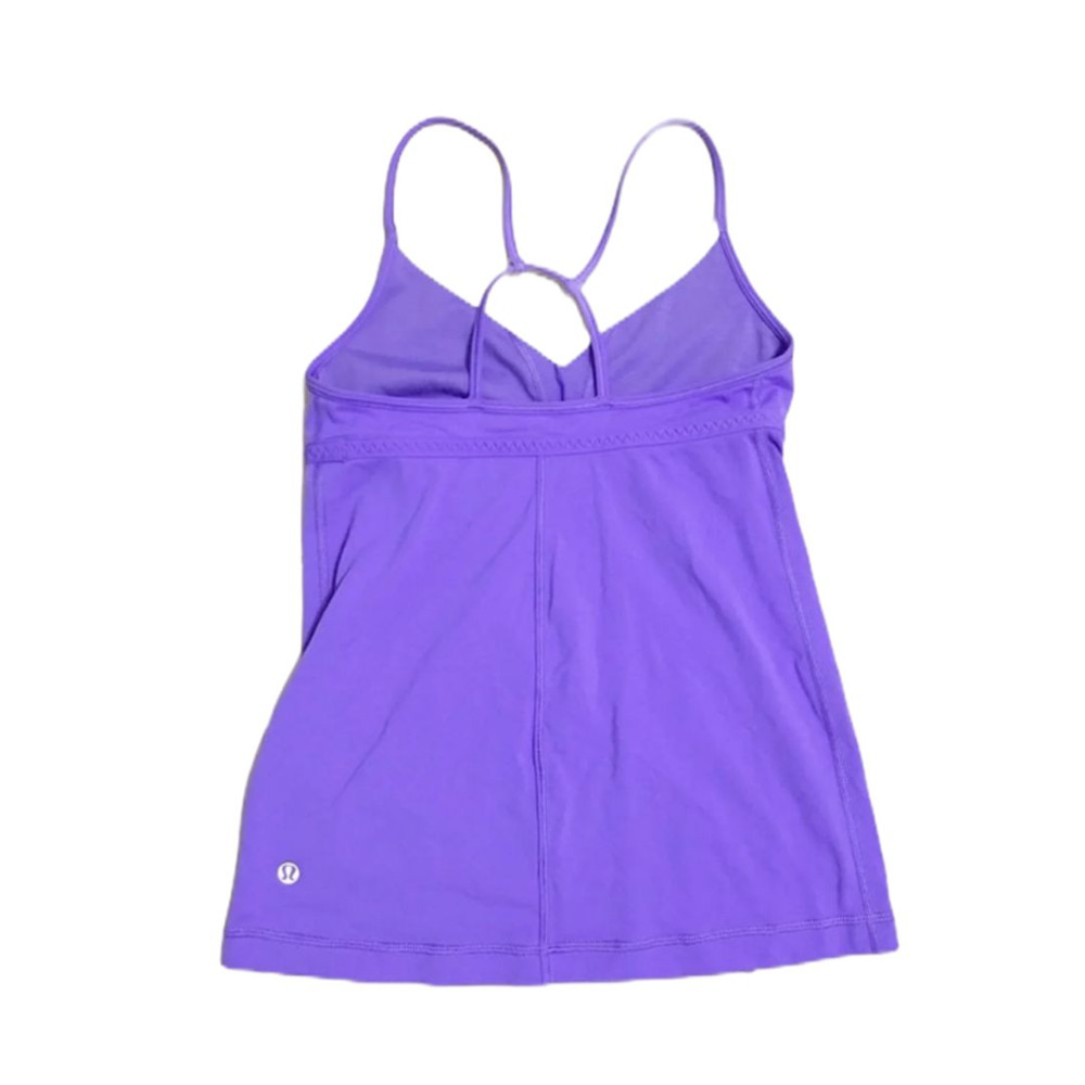 Lululemon Live Lightly Tank Purple White Small
